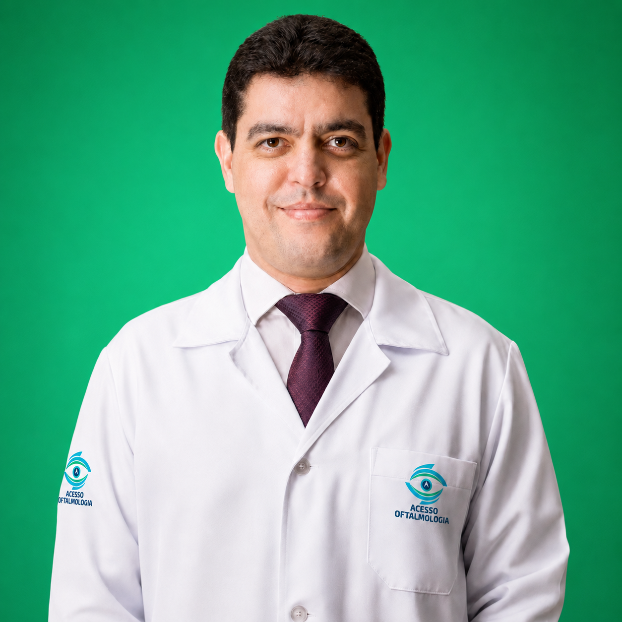 Dr. Marcos Uchoa Rezende Santana, oftalmologista da Acesso Oftalmologia